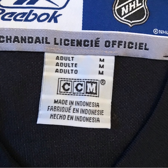 Reebok Chicago Blackhawks Authentic Practice Jersey Adult Medium Black White - Picture 9 of 9